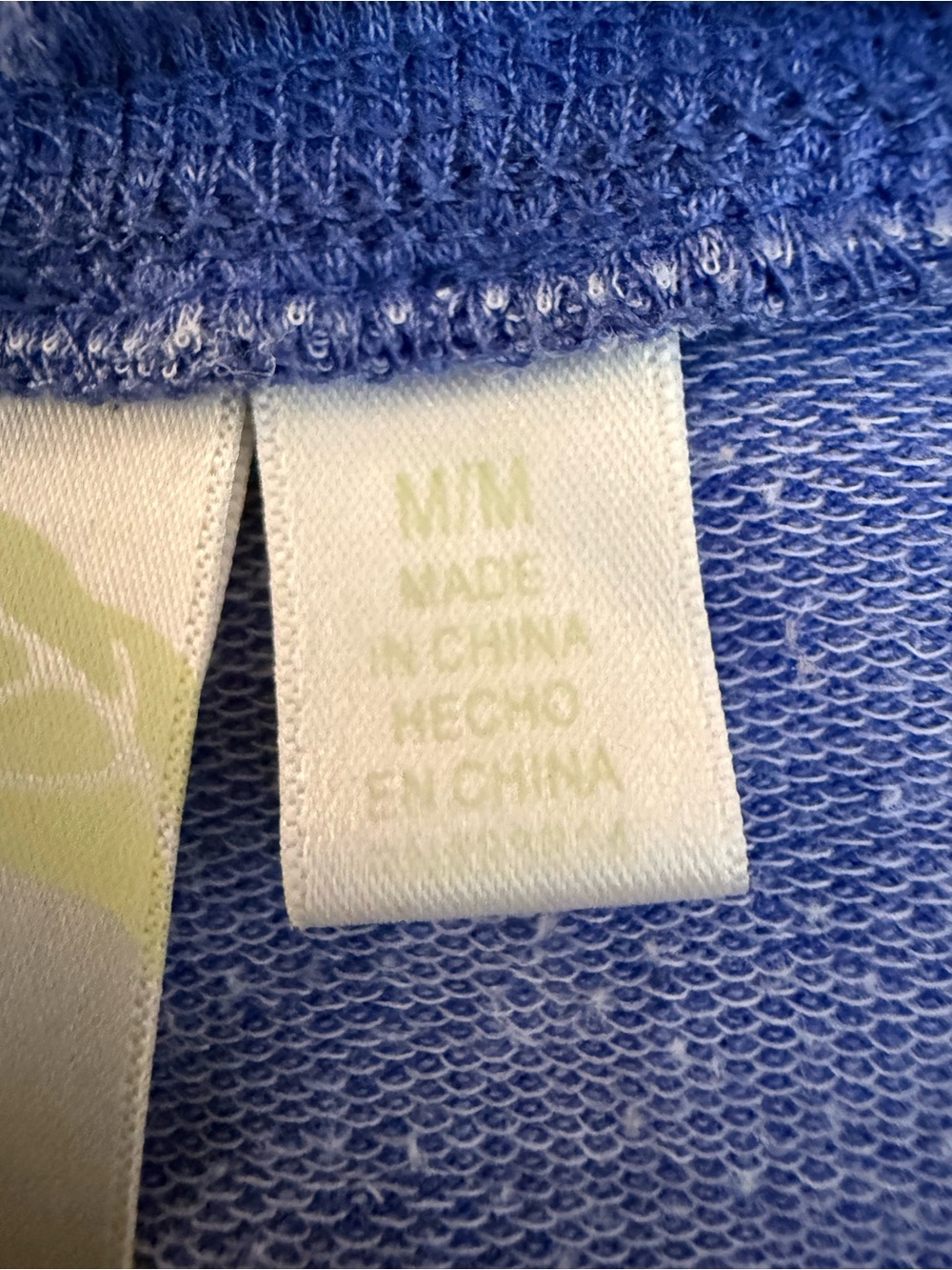 GreenTea Short Sleeve Hooded Pullover in Royal Blue - Picture 6 of 7